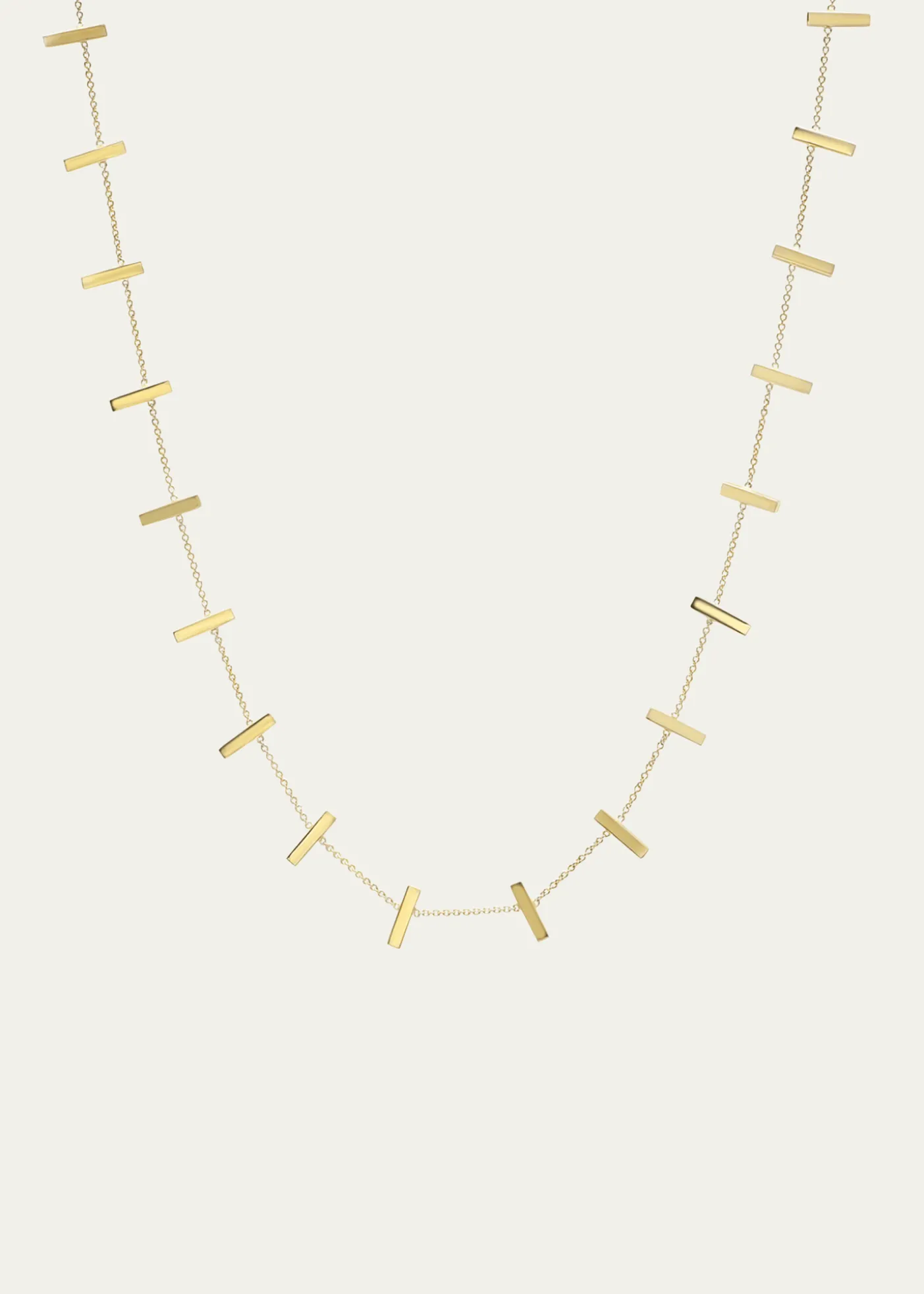 Jennifer MeyerCross Bar Necklace in Yellow Gold