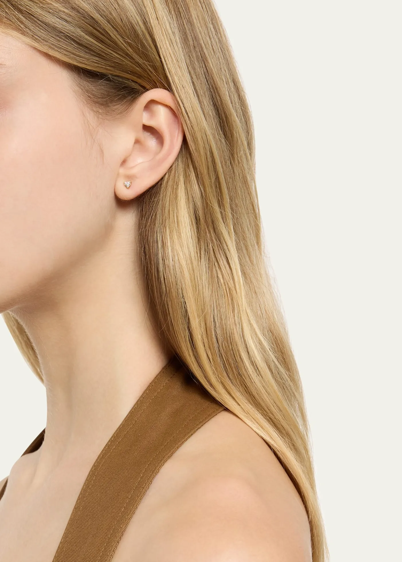Jennifer MeyerHeart-Cut Diamond Stud Earring, Single
