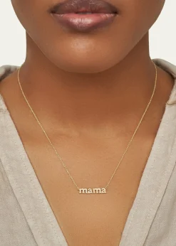 Jennifer Meyer18k Diamond Mama Necklace