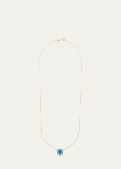 Jennifer Meyer18k Mini Evil Eye Necklace