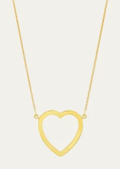 Jennifer MeyerLarge Open Heart Necklace