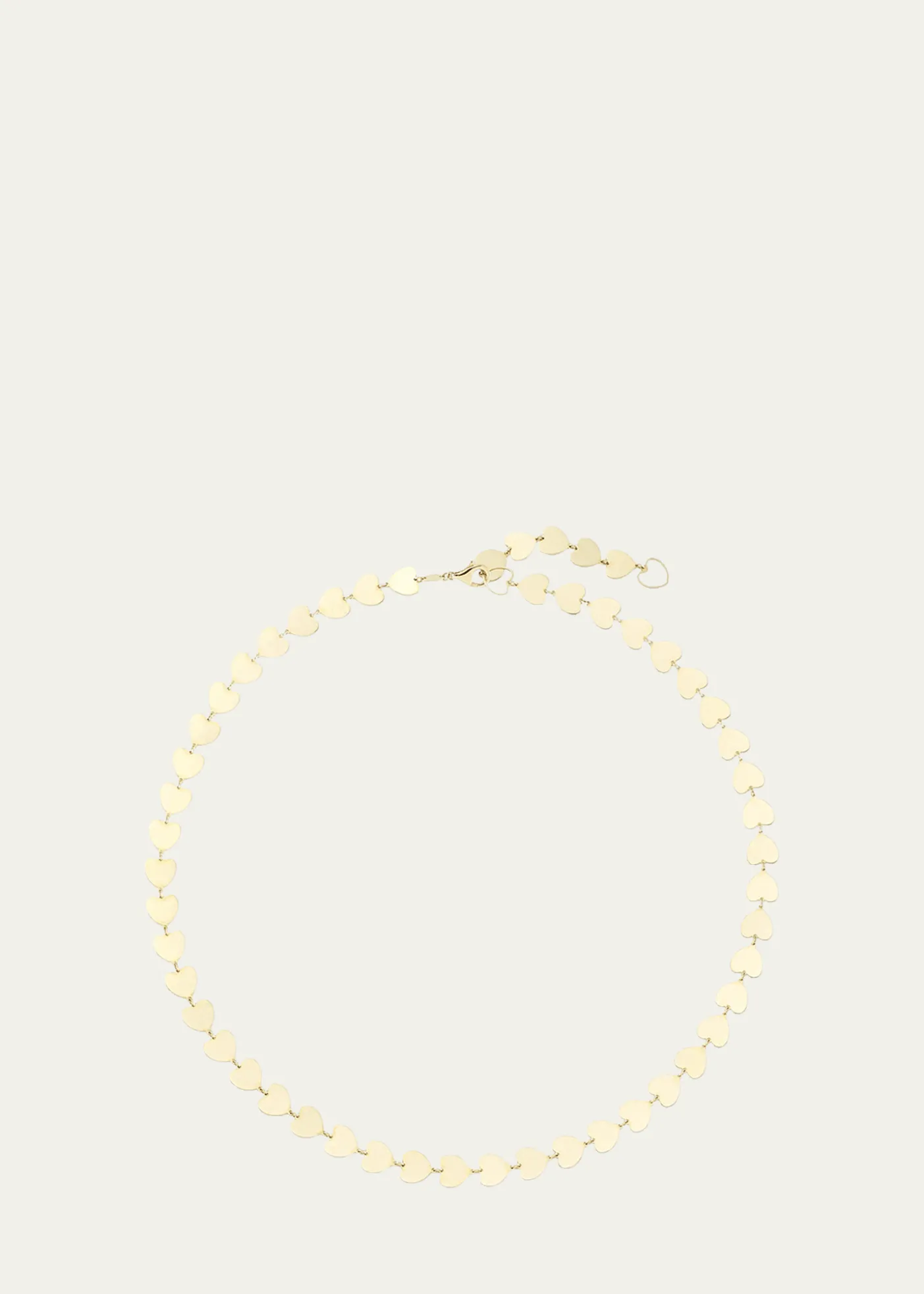 JIA JIA14K Gold Love Heart Chain Necklace