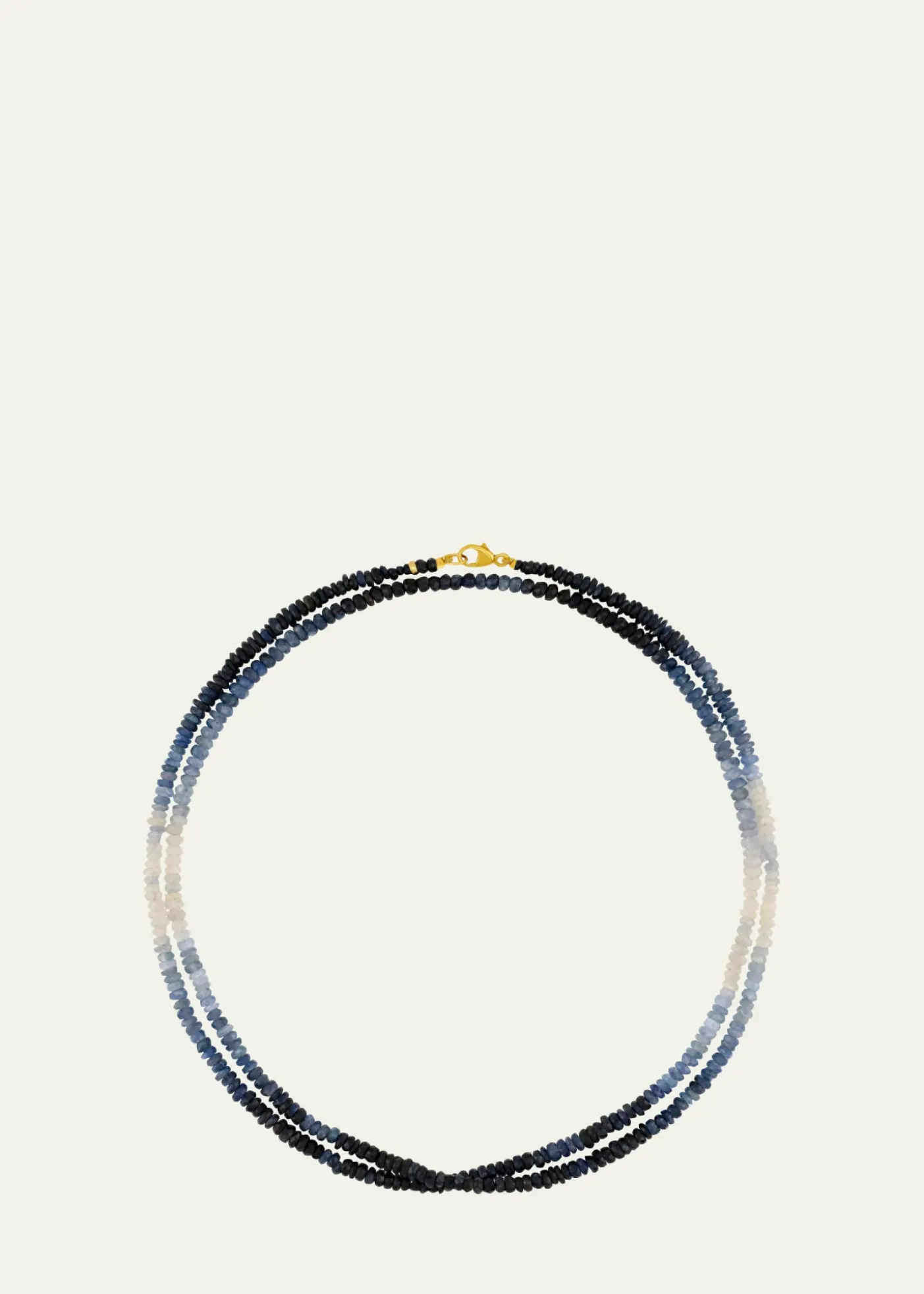 JIA JIAOmbre Blue Sapphire Double-Strand Necklace