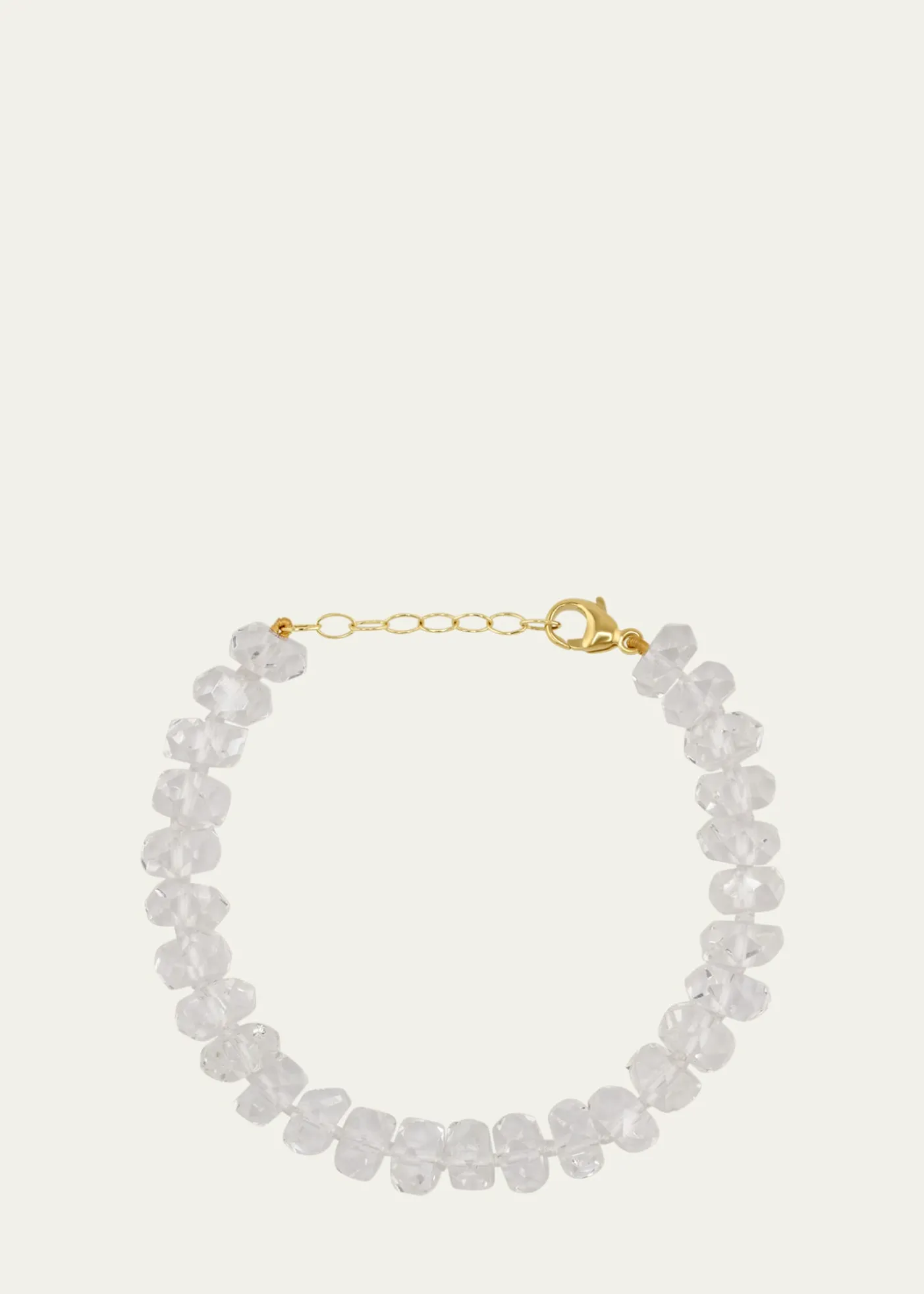 JIA JIAOracle Crystal Quartz Large Gemstone Bracelet