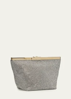 Jimmy ChooGanache Crystal Mesh Clutch Bag