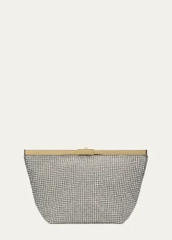 Jimmy ChooGanache Crystal Mesh Clutch Bag