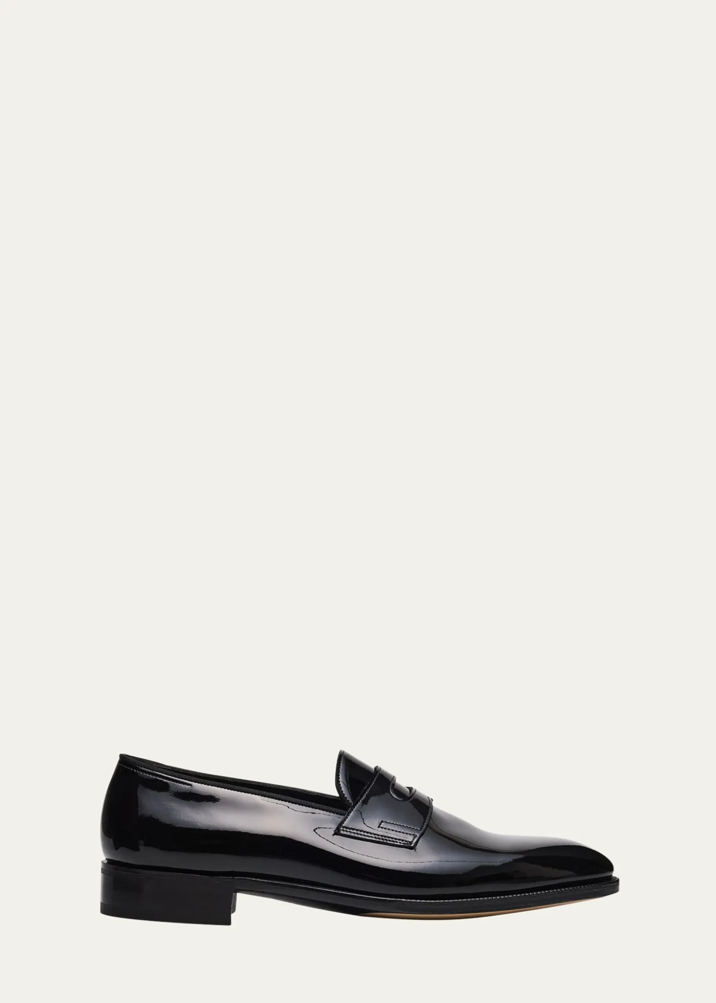 John LobbMen's Jamie Patent Leather Penny Loafers