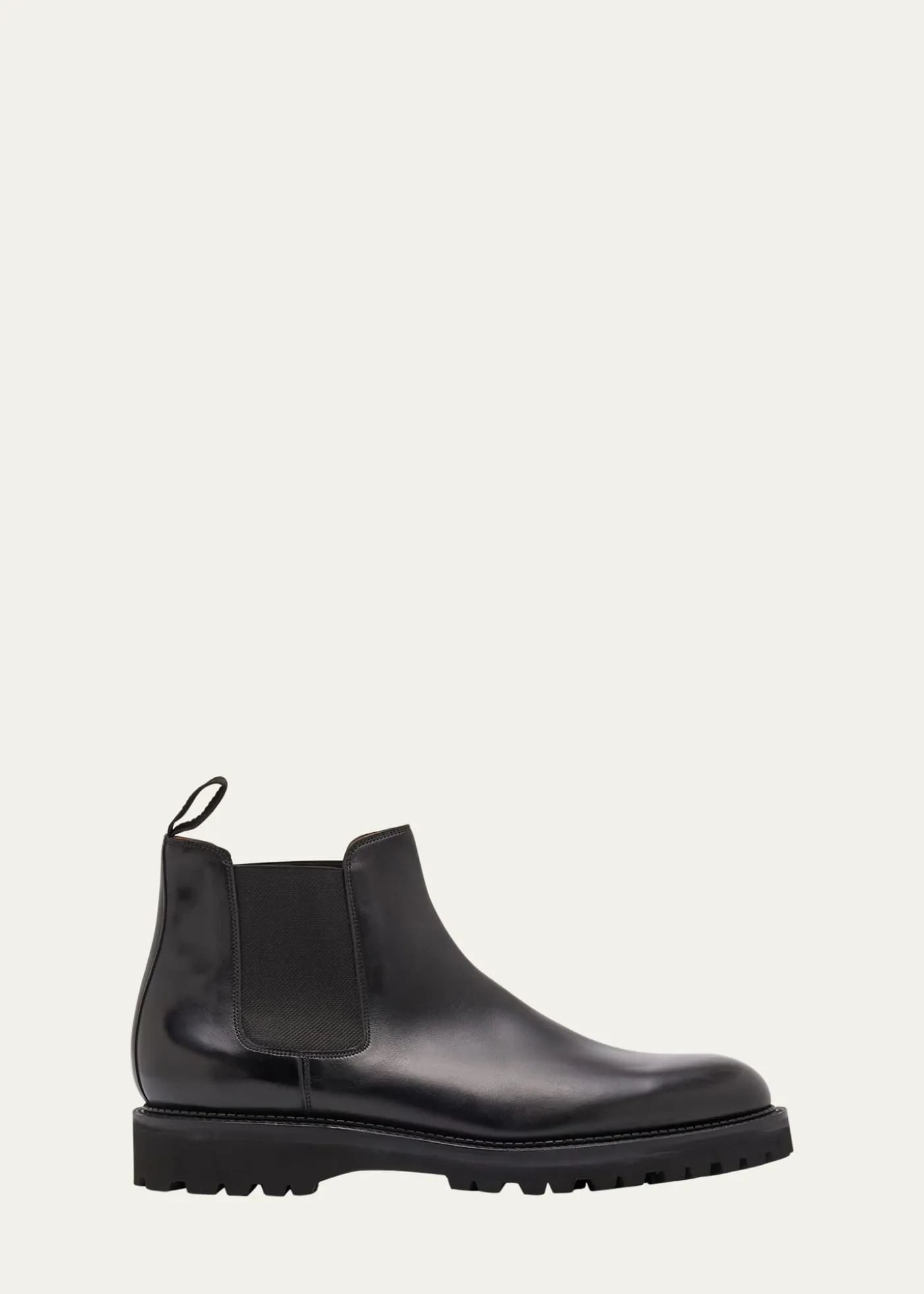 John LobbMen's Lawry Leather Lug-Sole Chelsea Boots