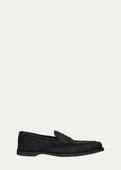 John LobbMen's Pace Nubuck Penny Loafers