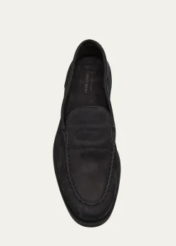 John LobbMen's Pace Nubuck Penny Loafers