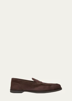 John LobbMen's Pace Nubuck Penny Loafers