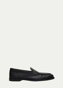 John LobbMen's Pace Suede Penny Loafers