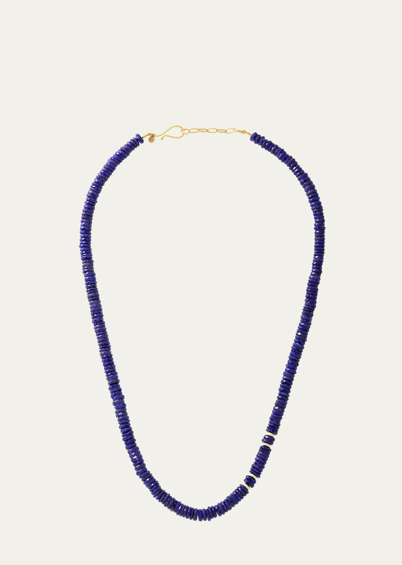 Jorge AdelerMen's Lapis Lazuli Beaded Necklace
