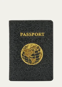 Judith Leiber CoutureAllover Crystal Passport Holder