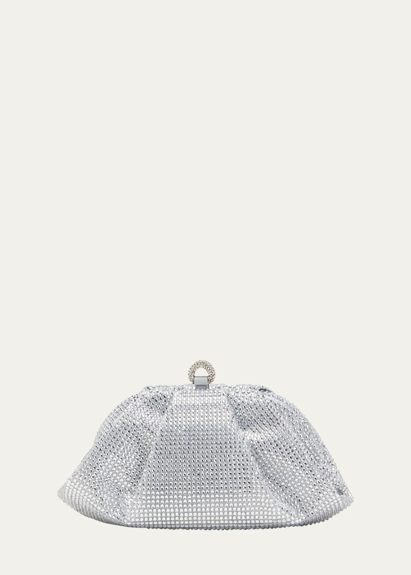 Judith Leiber CoutureGemma Pleated Crystal Clutch Bag
