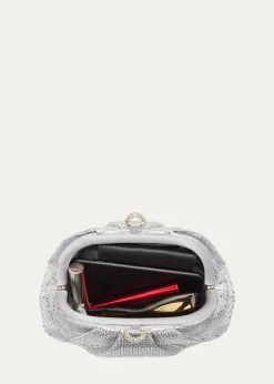 Judith Leiber CoutureGemma Pleated Crystal Clutch Bag