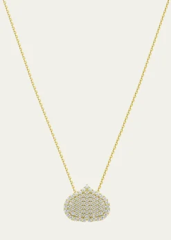 KAMALEye Adore Diamond Pave Pendant Necklace, 15mm