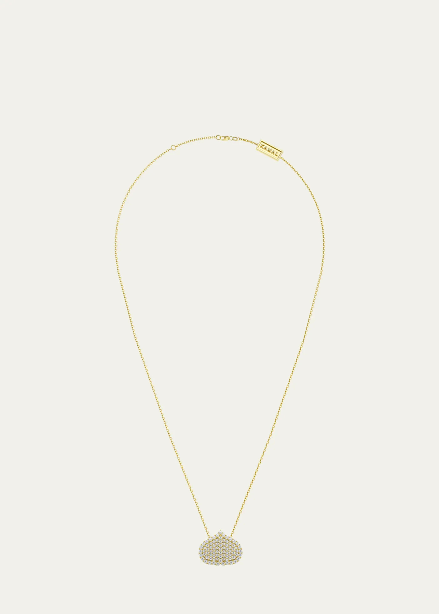 KAMALEye Adore Diamond Pave Pendant Necklace, 15mm