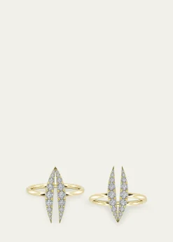 KAMALLotus Bloom Trio Rings, Set of 3