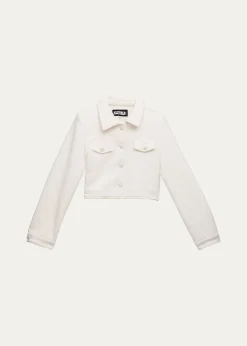 KatieJ NYCGirl's Charlize Tween Boucle Jacket, Size S-XL