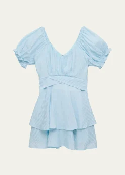 KatieJ NYCGirl's Delilah Self Tie Tween Dress, Size S-XL