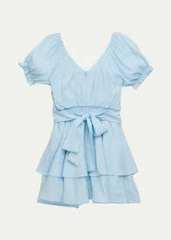 KatieJ NYCGirl's Delilah Self Tie Tween Dress, Size S-XL