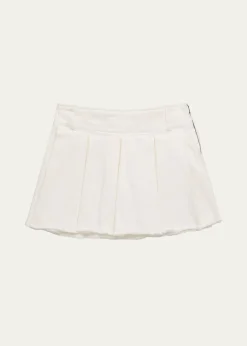 KatieJ NYCGirl's Kacey Tween Pleated Mini Skort, Size S-XL