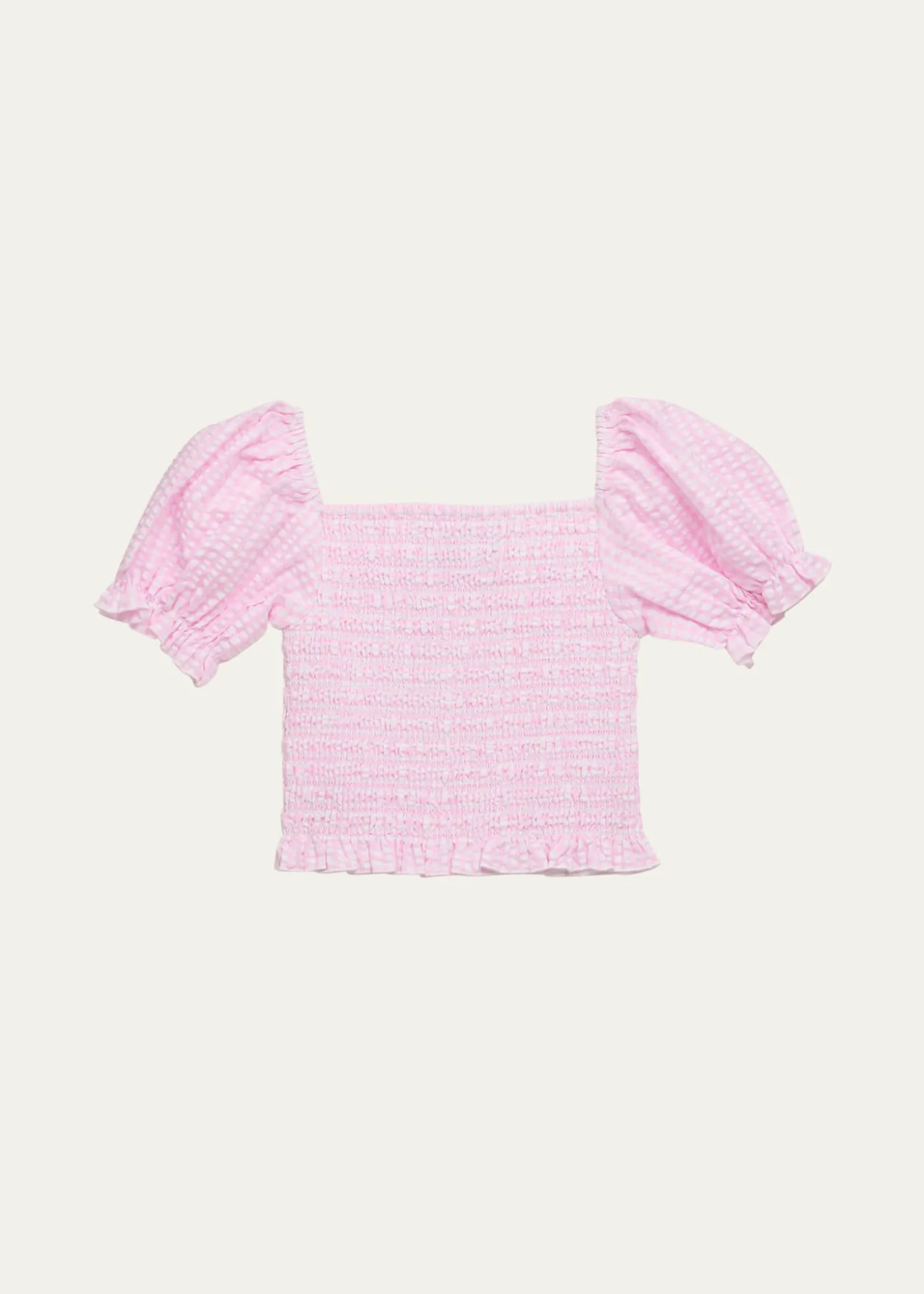 KatieJ NYCGirl's Marlee Smocked Top, Size S-XL