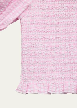 KatieJ NYCGirl's Marlee Smocked Top, Size S-XL