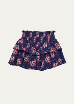 KatieJ NYCGirl's Brooke Smocked Skirt, Size S-XL