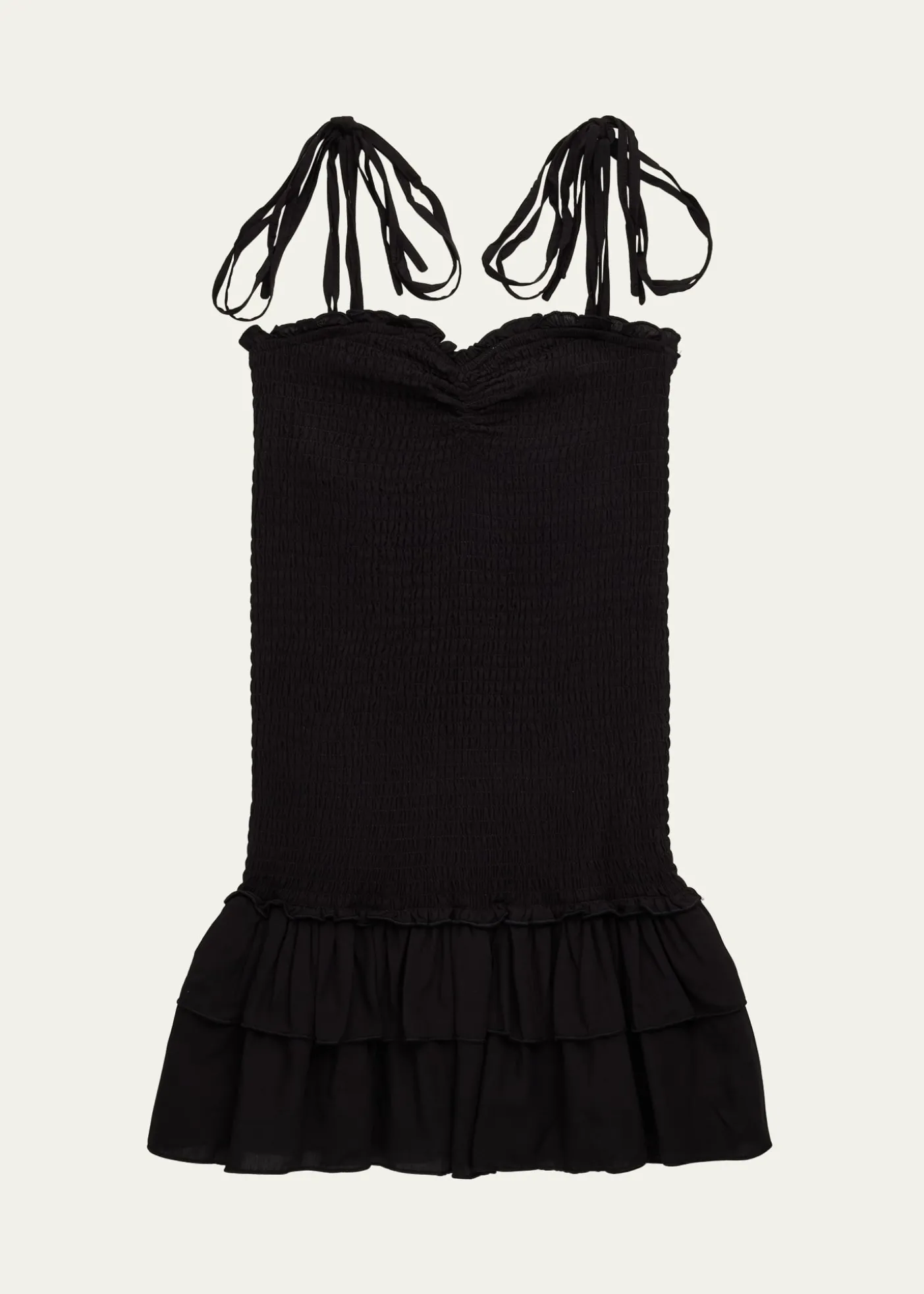 KatieJ NYCGirl's Meri Smocked Tween Dress W/ Ruffle Skirt, Size S-XL