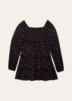 KatieJ NYCGirl's Tween Annalise Tiered Floral-Print Dress, Size S-XL