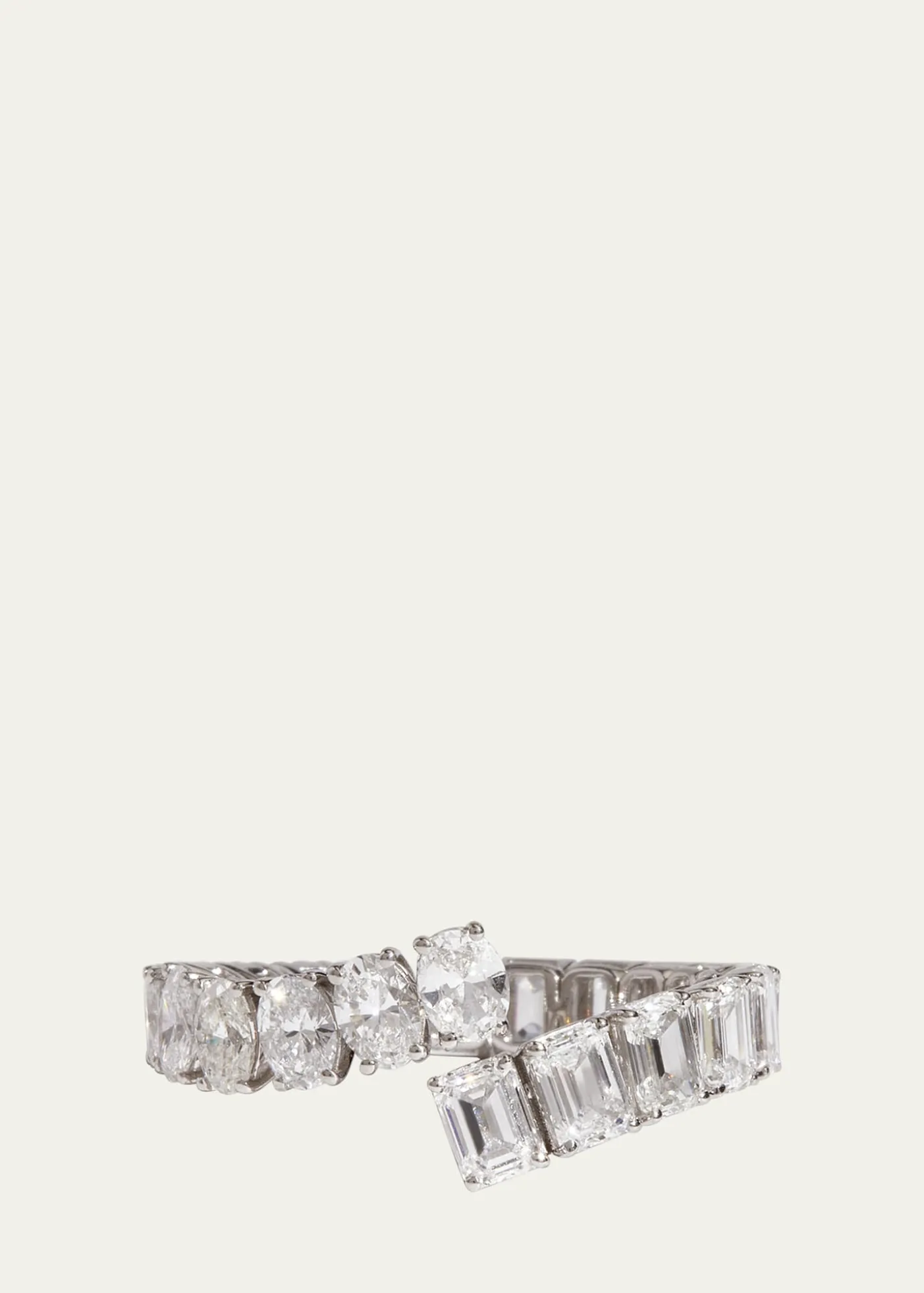 Kendall Row14K White Gold Lab Grown Diamond Eternity Band