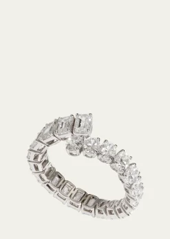 Kendall Row14K White Gold Lab Grown Diamond Eternity Band