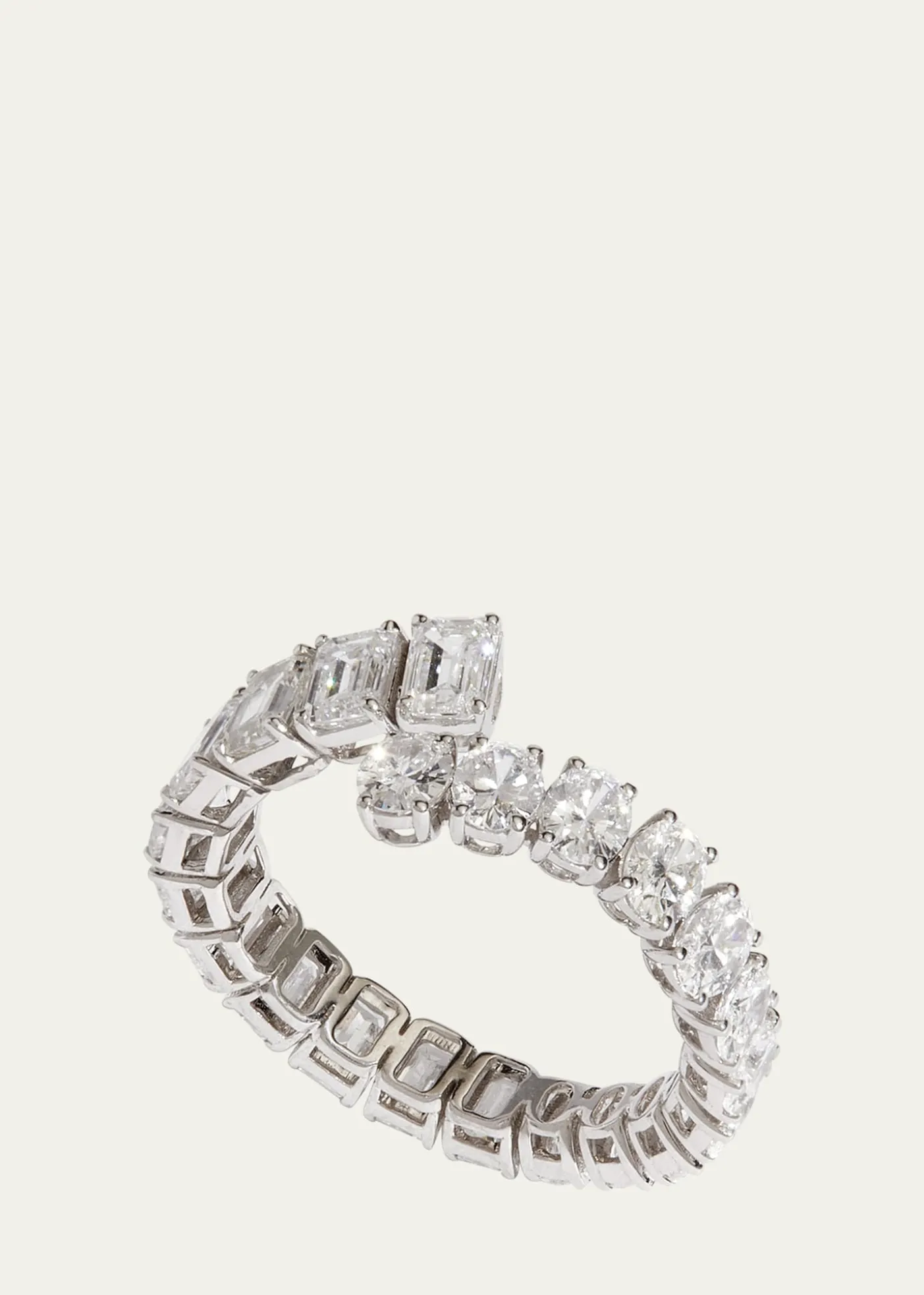 Kendall Row14K White Gold Lab Grown Diamond Eternity Band