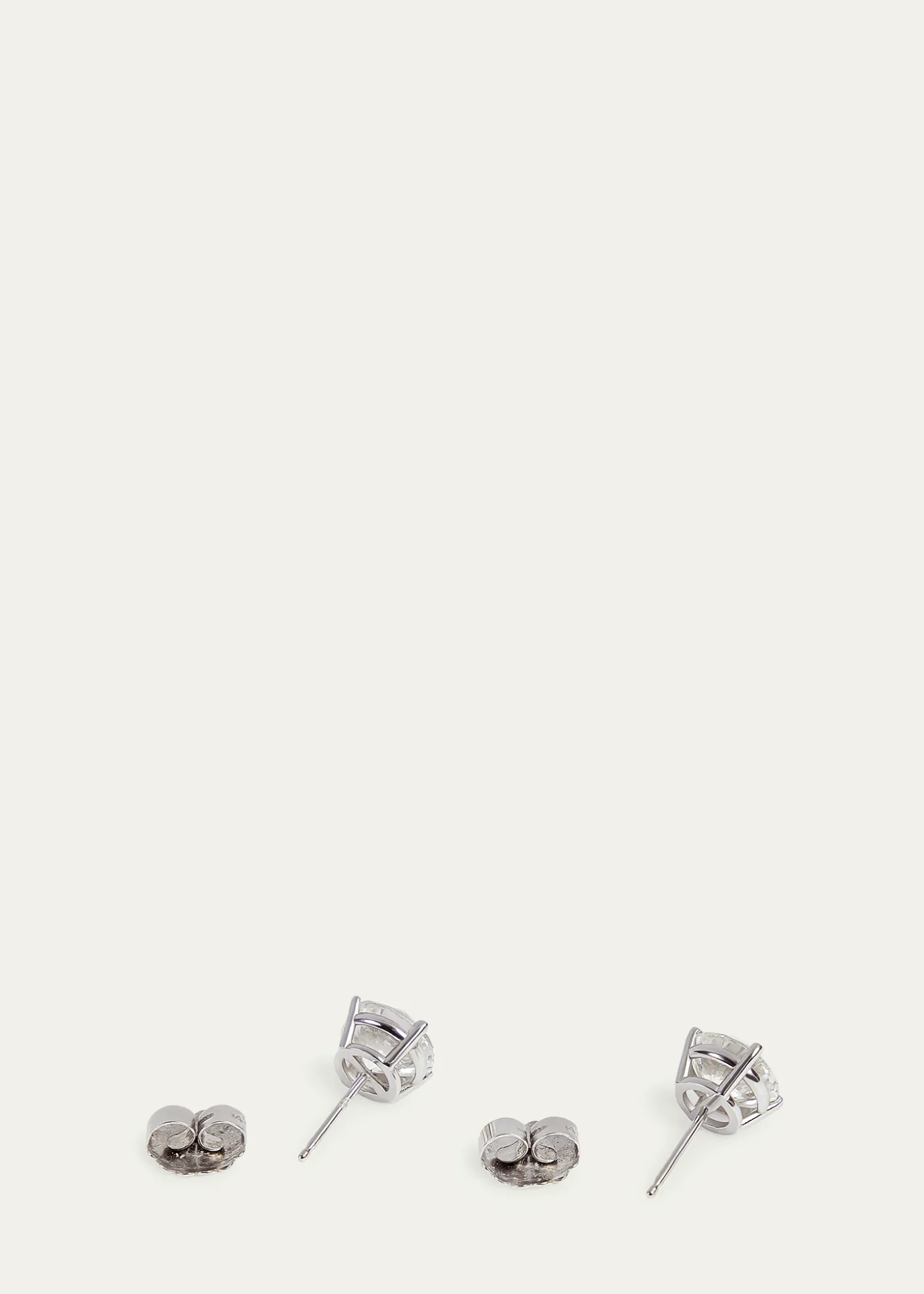 Kendall Row14K White Gold Lab Grown Diamond Stud Earrings, 5.00tcw