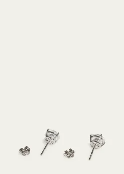 Kendall Row14K White Gold Lab Grown Diamond Stud Earrings, 4.00tcw