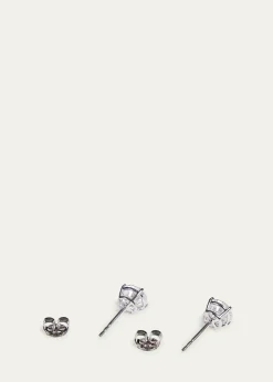 Kendall Row14K White Gold Lab Grown Diamond Stud Earrings, 2.00tcw