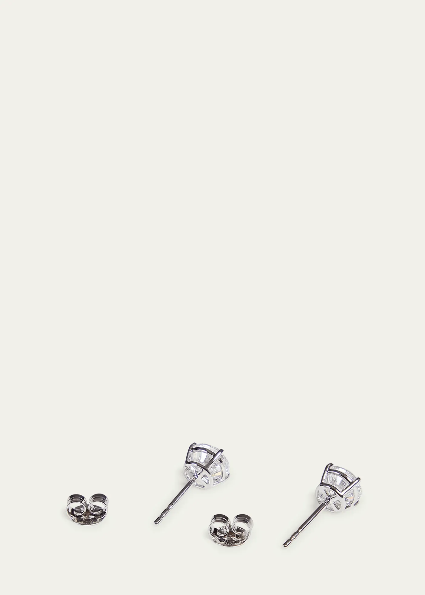 Kendall Row14K White Gold Lab Grown Diamond Stud Earrings, 2.00tcw