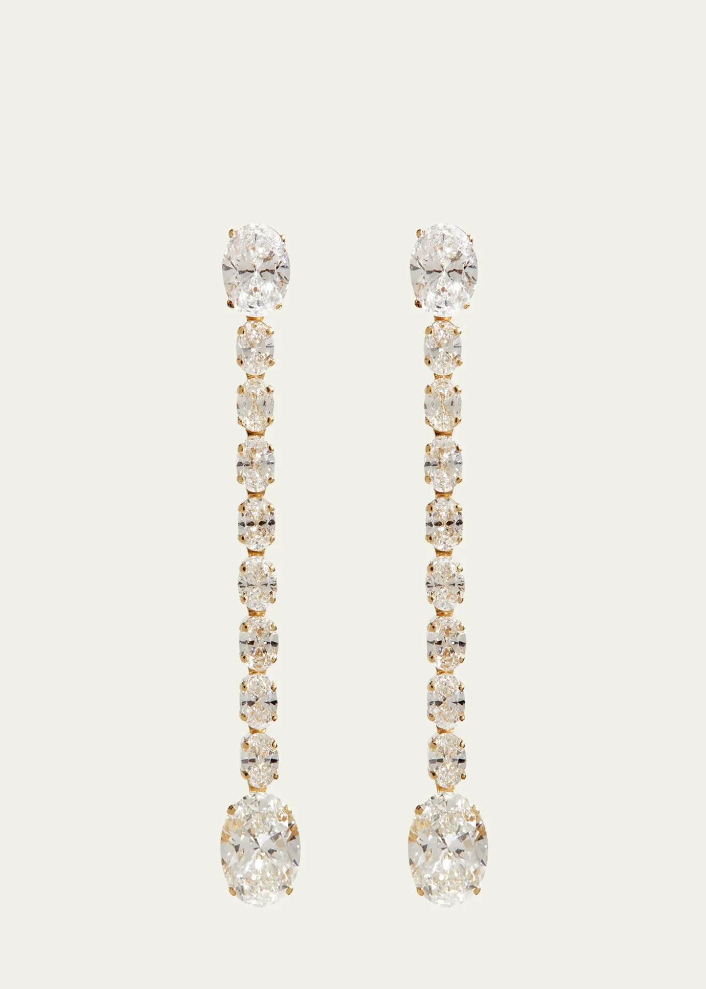 Kendall Row14K Yellow Gold Lab Grown Diamond Dangle Earrings