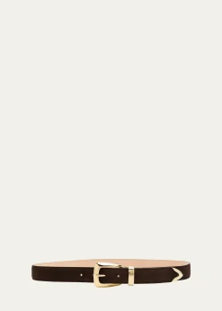 KhaiteBenny Suede Belt