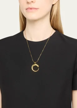KHIRYKhartoum II Pendant in Nude Polished 18K Gold Vermeil