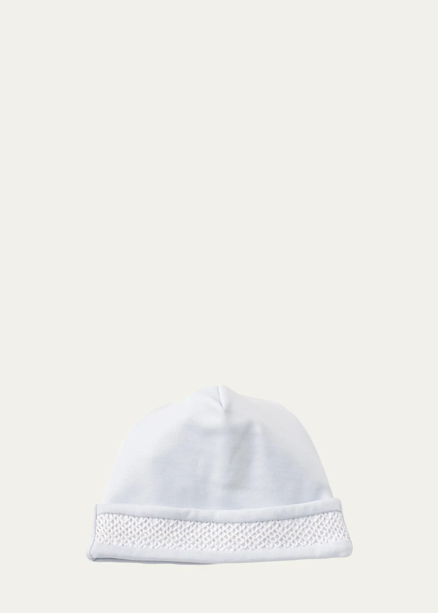 Kissy KissyBoy's Hand-Smocked Pima Cotton Baby Hat