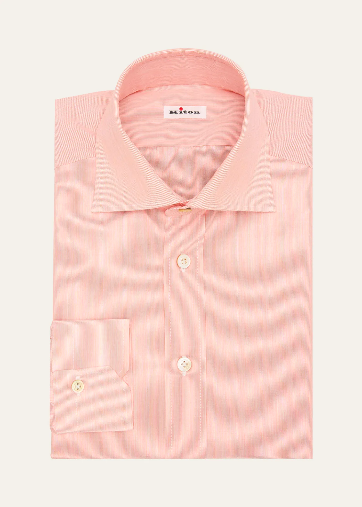 KitonMen's Cotton Fineline Stripe Dress Shirt