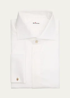 KitonMen's Cotton French-Cuff Dress Shirt