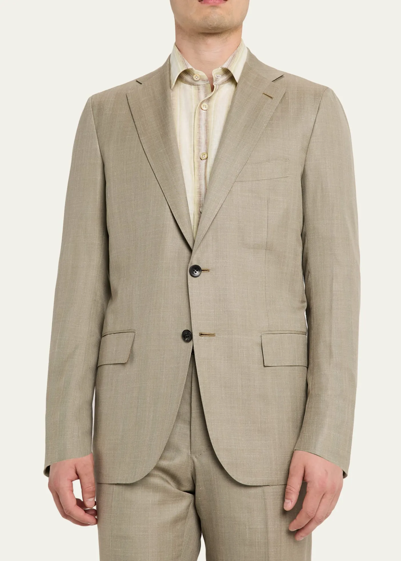 KitonMen's Herringbone Two-Piece Suit
