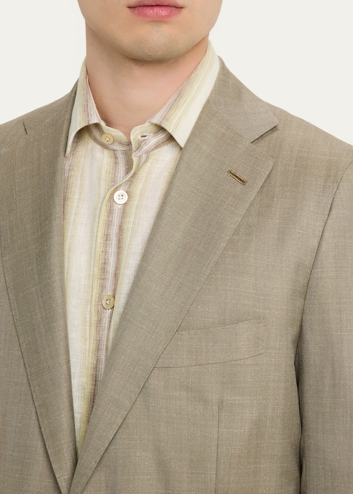 KitonMen's Herringbone Two-Piece Suit