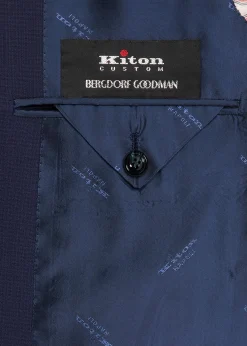 KitonMen's Mini-Check Wool Modern Fit Two-Piece Suit