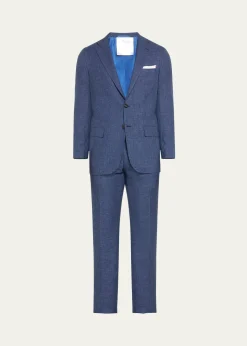 KitonMen's Mini-Houndstooth Wool Suit