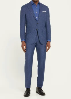 KitonMen's Mini-Houndstooth Wool Suit